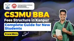 CSJMU BBA fees structure 2026 Kanpur